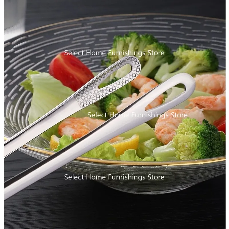 Suitable for 304 Stainless Steel Food Clips, Kitchen Steak Specific Barbecue Clips, Thickening Meal Clips