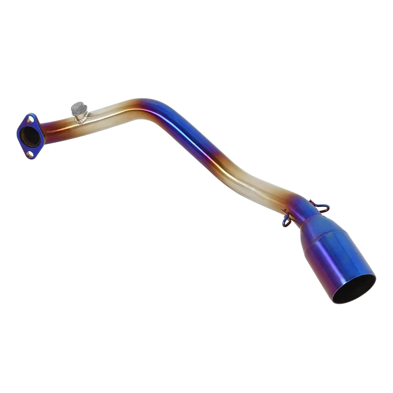 أنظمة عادم الدراجة النارية 51 مللي متر كاتم الصوت موتو إسكيب الجبهة الأوسط وصلة الأنابيب الانزلاق على ل KYMCO سباق S125 S150 S 125 150 #4