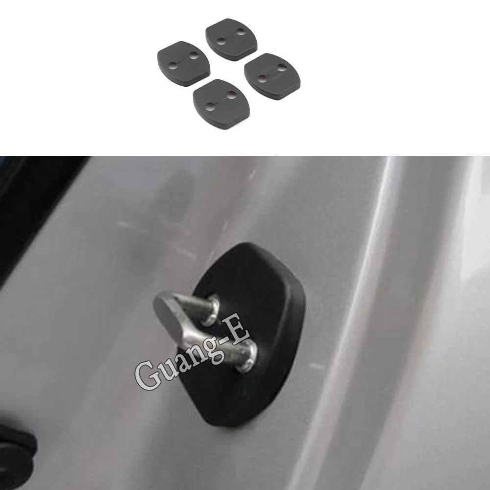 Car Anti Rust Water Proof Door Lock Key Keys Protect Buckle Cover 4PCs For Volkswagen VW T-cross Tcross 2019 2020 2021 2022 2023