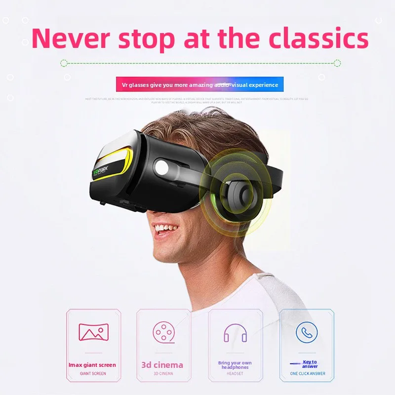 

New VRPARK smart glasses high definition VR movie game cool bluetooth headset all-in-one machine vr eye