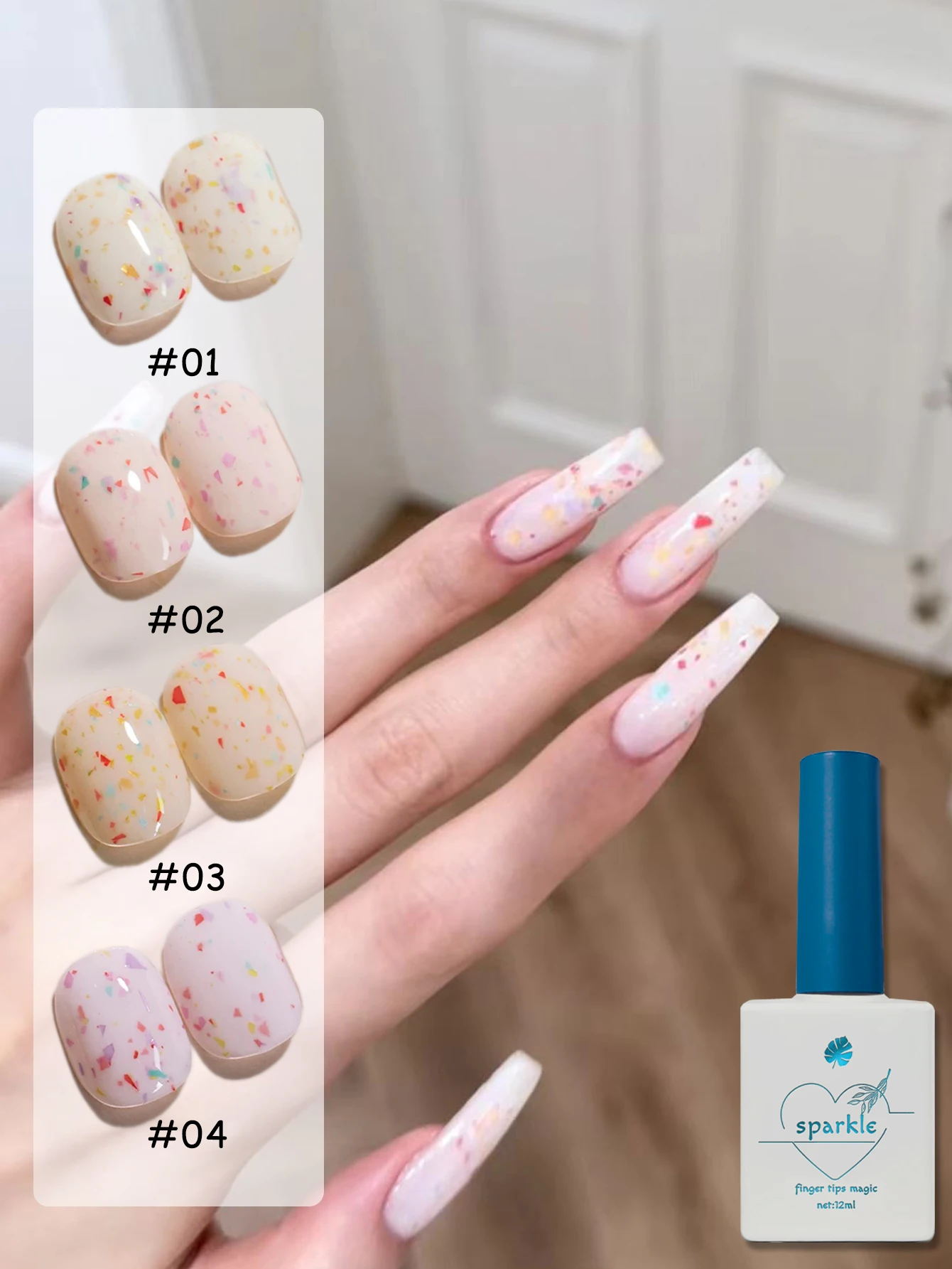 1-4 SZT. 12ml Żelowy Lakier do Paznokci Jogurtowy Lodowy Żółty Lakier Żelowy Soak Off UV LED Lakier Żelowy Półtrwały do Salonów