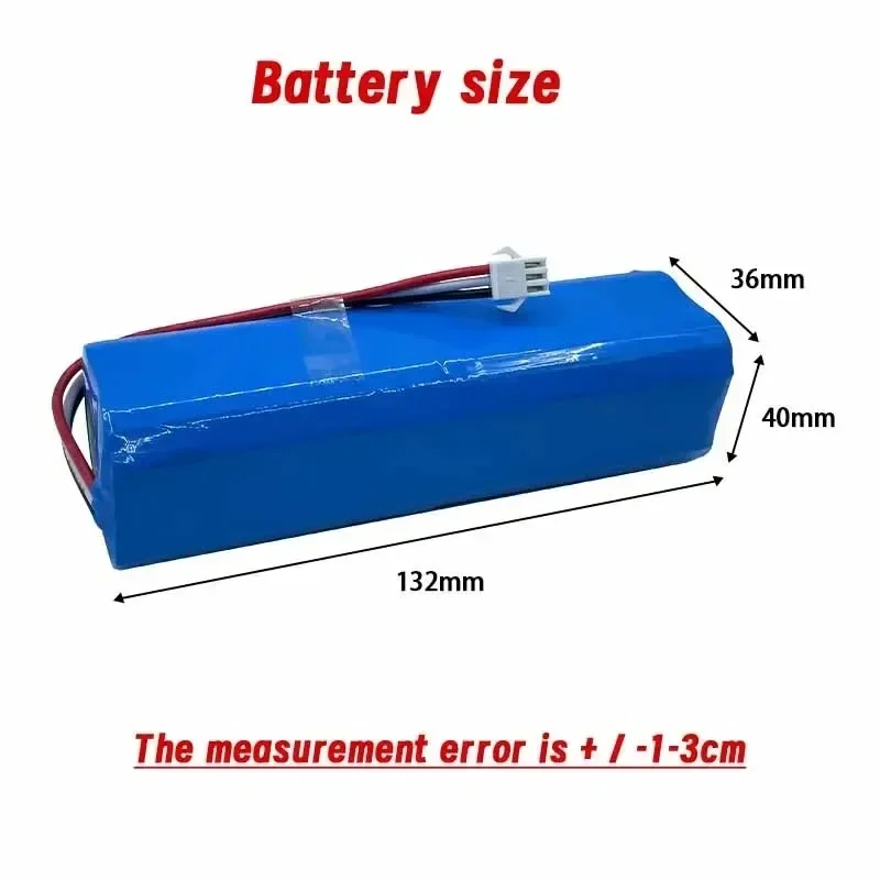 Original For XiaoMi Viomi S9 Lydsto R1 Roidmi Eve Plus 14.4V lithium battery 2P4S 5200mAh 6800mAh 9800mAh 12800mAh