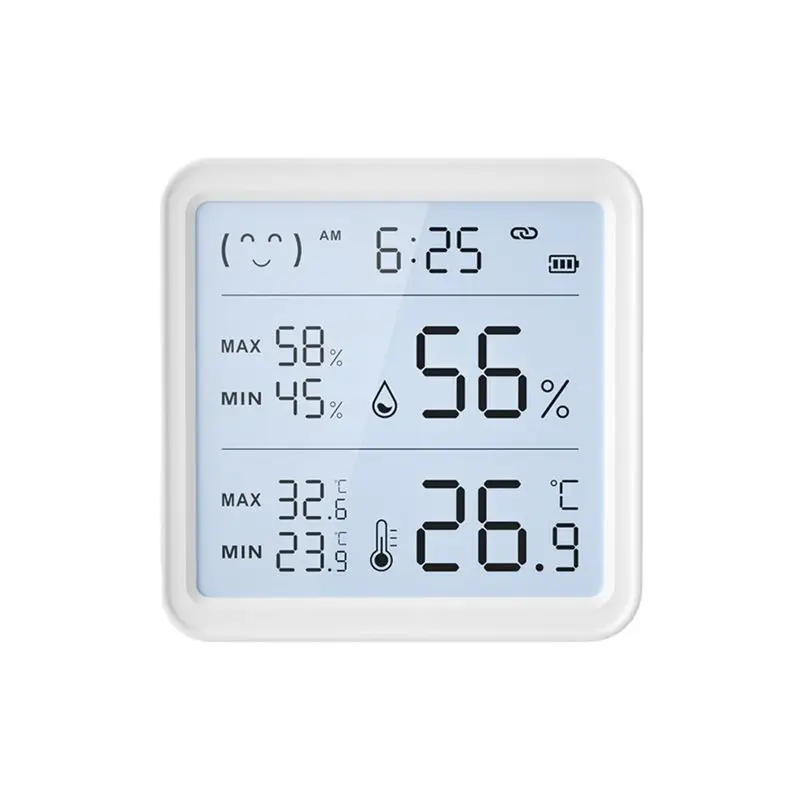 

VEHO-Tuya Wifi Temperature Humidity Sensor Backlight Hygrometer Thermometer APP Remote Control For Smart Home