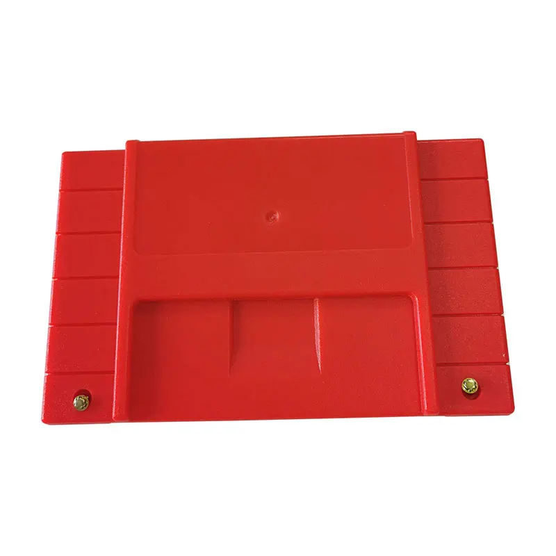 Imagem -05 - Game Card Cartridge Eua Versão Substituição Shell Caixa de Plástico Protetores Capa para Snes Sfc Shell Vermelho 15 Pcs