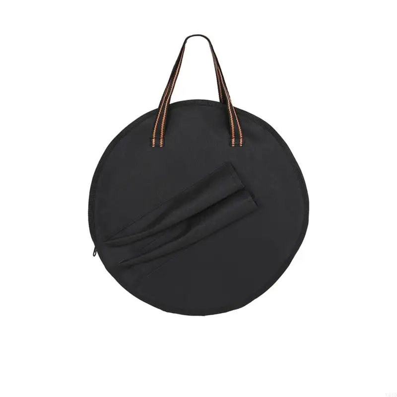 

Y51D Portable Dumb Drum Bag,14 Inch Dumb Drum Practice Pad Bag Black Oxford Cloth