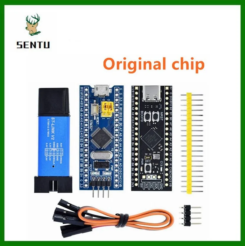 ST-LINK V2 Simulator Download Programmer STM32F103C8T6 ARM STM32 Minimum System Development Board STM32F401 STM32F411 STM32F4