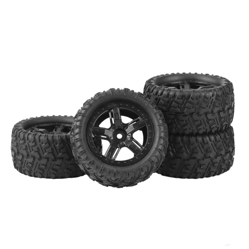 ODIES-8Pcs الإطارات المطاطية عجلة الإطارات P6973 ل ريمو هوبي Smax 1621 1625 1631 1635 1651 1655 1/16 RC قطع غيار السيارات