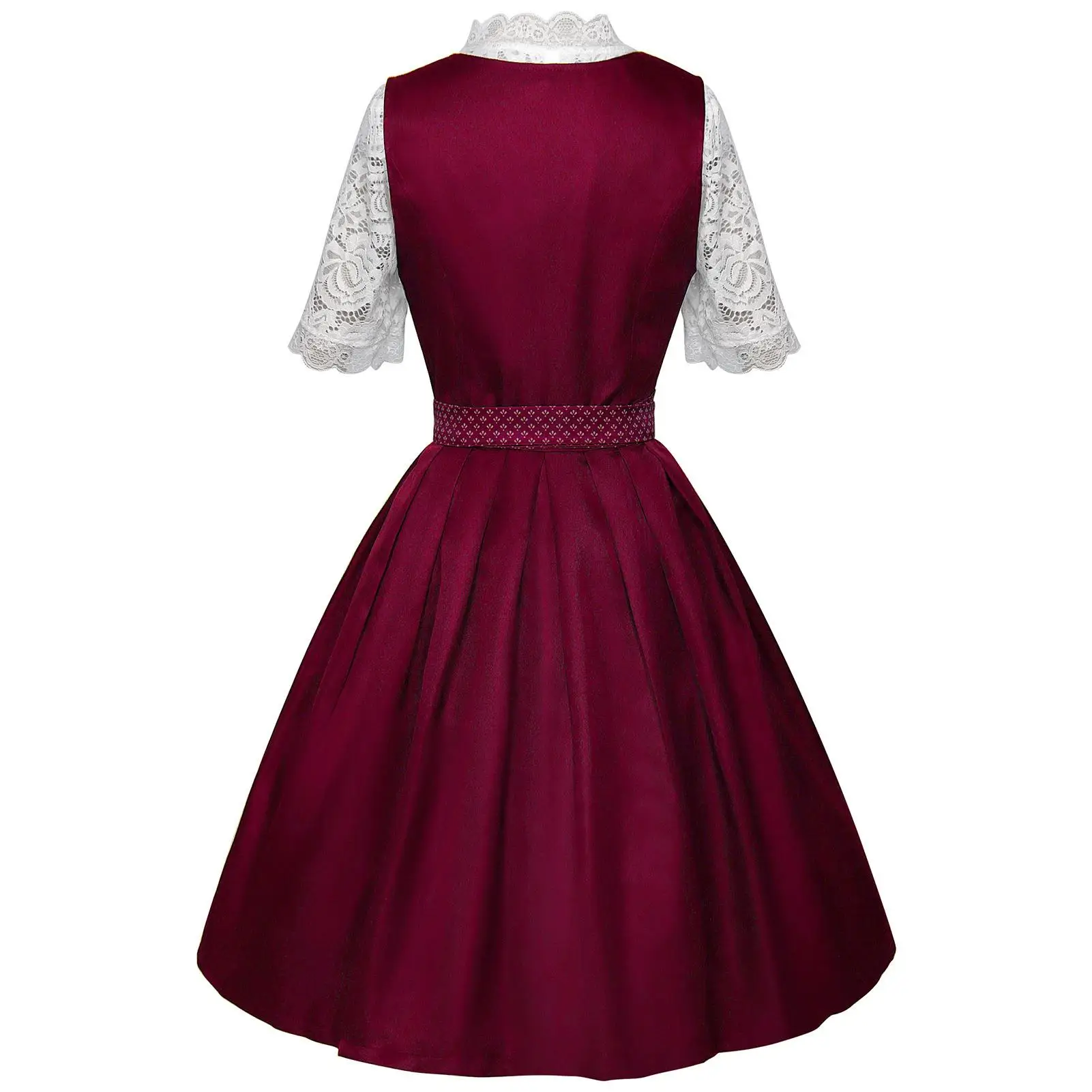 طقم تنورة بيرة مكون من قطعتين من أزياء الهالوين النسائية العرقية أداء المسرح دكتور ربيع 2025 رقم تينغ غير العلامة التجارية...