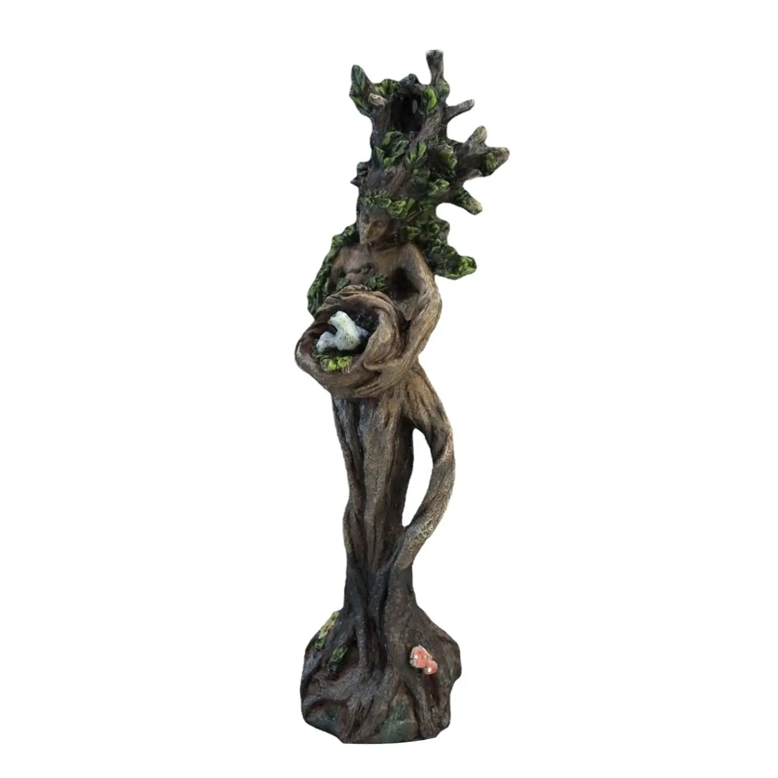 Forest Statue Courtyard Ornament Resin Statue Creative Collection Resin Forest Sculpture for Table Office Bedroom Home Shelf