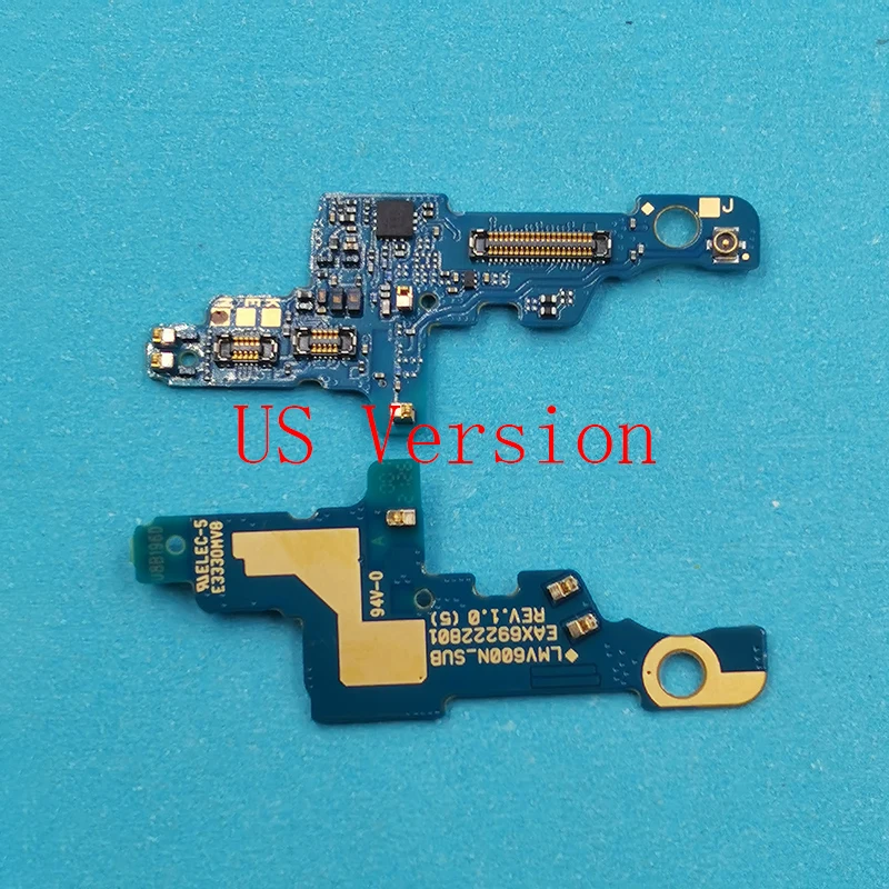 1pcs USB Charging Connector Flex Cable For LG V60 ThinQ 5G V600 EA V600TM V600AM LMV600N Charger Port Board With Mic