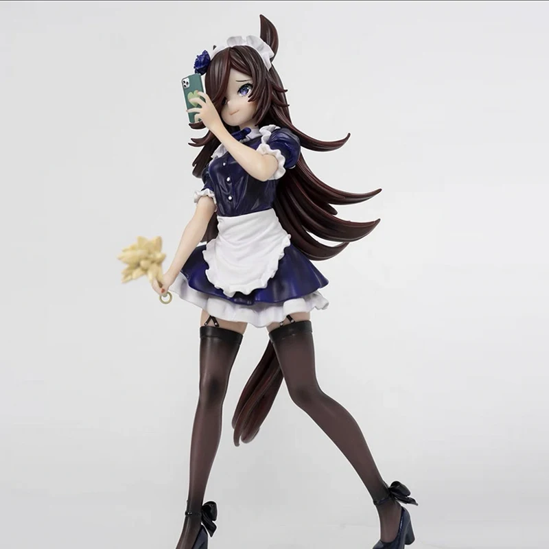 25cm Umamusume: Pretty Derby Model Gk Rice Shower Oriental Style Ornament Anime Figure Beautiful Girl Statue Children Doll Gifts