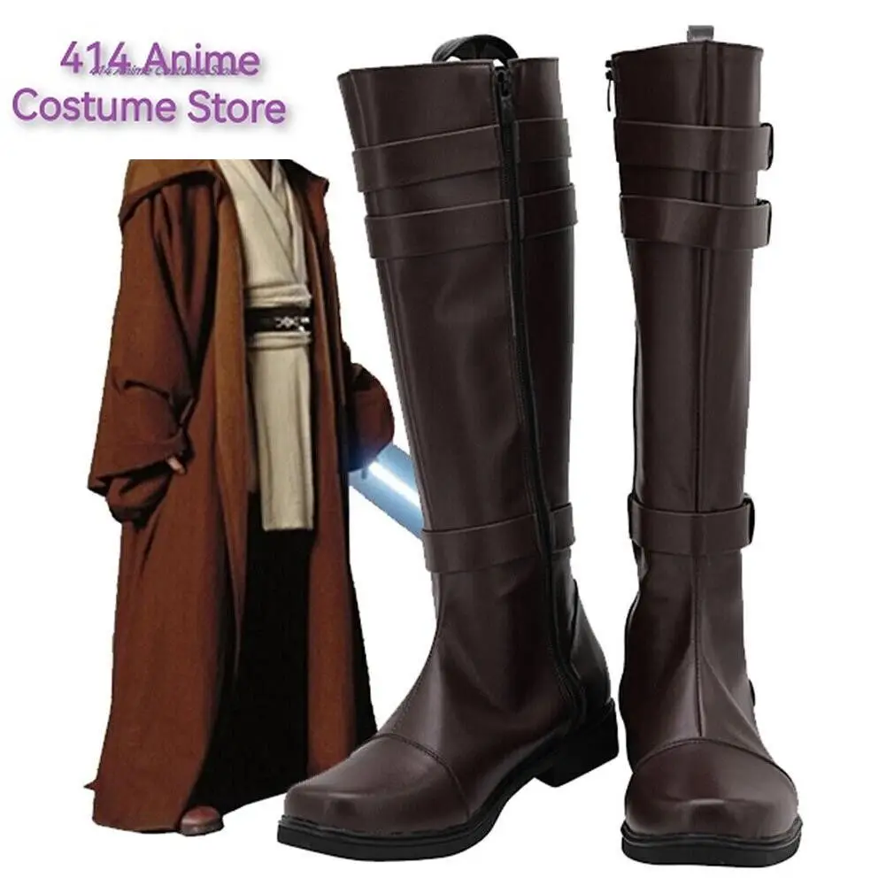 Cosplay Shoes Star Wars Jedi Knight Obi-Wan Kenobi Boots