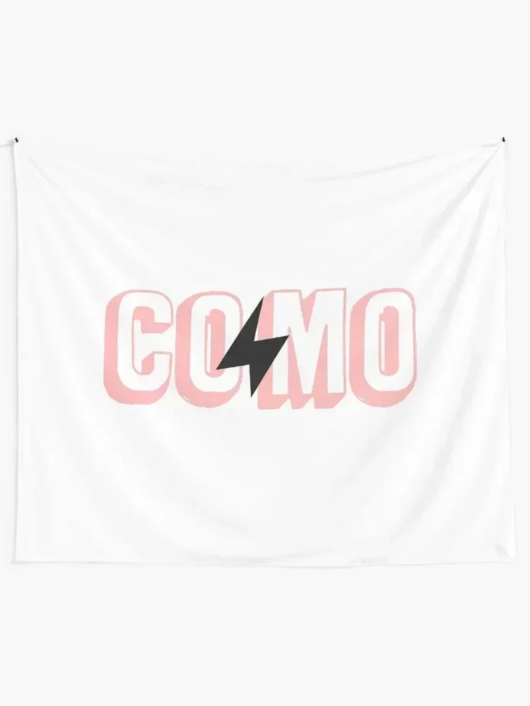 COMO Lightning - Light Pink Tapestry Outdoor Decor Wallpapers Home Decor Tapestry