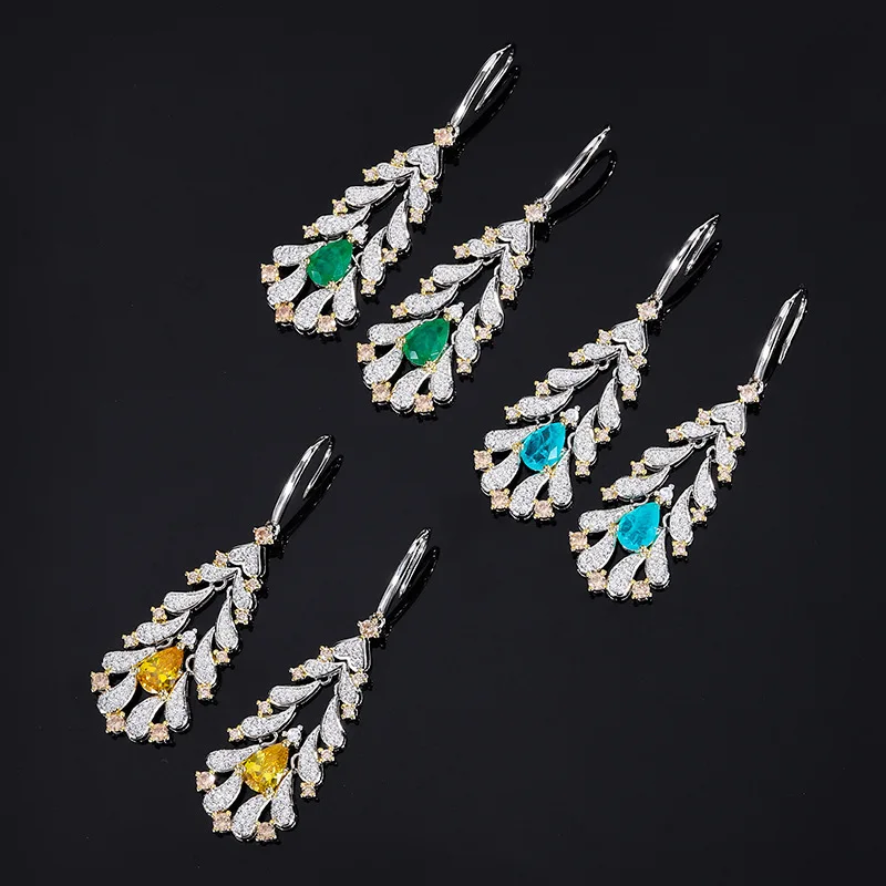 

New Long Tassel Earrings Niche Design High-end Luxurious Earrings for Women Autumn Winter Ear Jewelry
