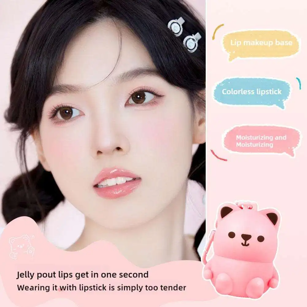 Children Fruity Lip Balm Moisturizing Anti-Dry Anti Balm Available Little Lipstick Lip Care Crack Bear Lip SkinCare Cute Ba Y7O0