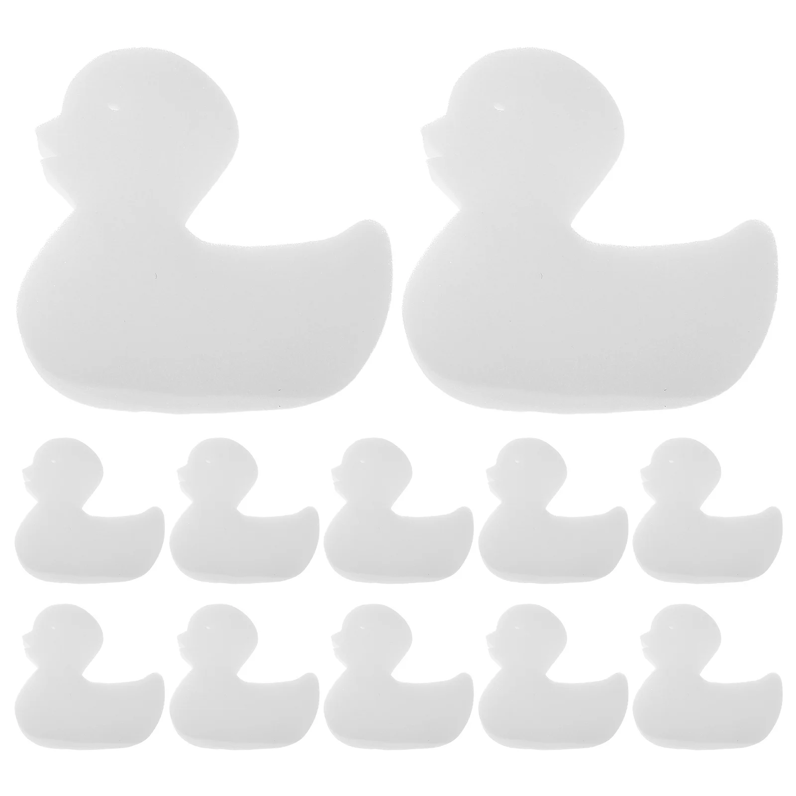 12 قطعة إسفنجة حمام السباحة العائمة امتصاص الزيت شكل بطة إزالة الزيت الفعال إسفنجة مرشحة للسبا حوض استحمام ساخن سبا الإسفنج لحوض استحمام ساخن #1