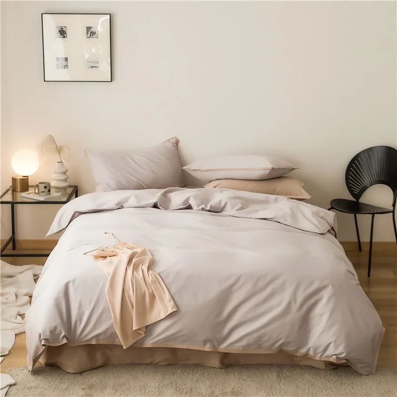 100% Cotton Hotel Home Duvet Cover Bed Linen Bedsheet Luxury Bedding Set Bed Sheet Set