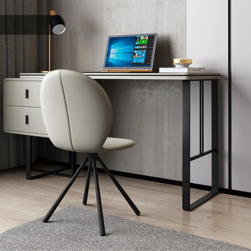 Italian Luxury Office Desk Modern Simplicity Wood Home Boss Office Desk Computer Bedroom Bureaux Meuble Work Furniture QF50OD