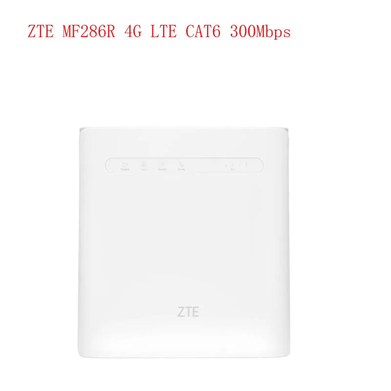 ZTE MF286R 4G LTE Router Wifi With 4G CPE Routers WiFi Hotspot Router with Sim Card Slot 2pcs Antennas CAT6 300Mbps
