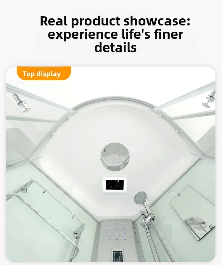 LMM integral bathroom integral shower room pulley glass fan partition bath household integrated