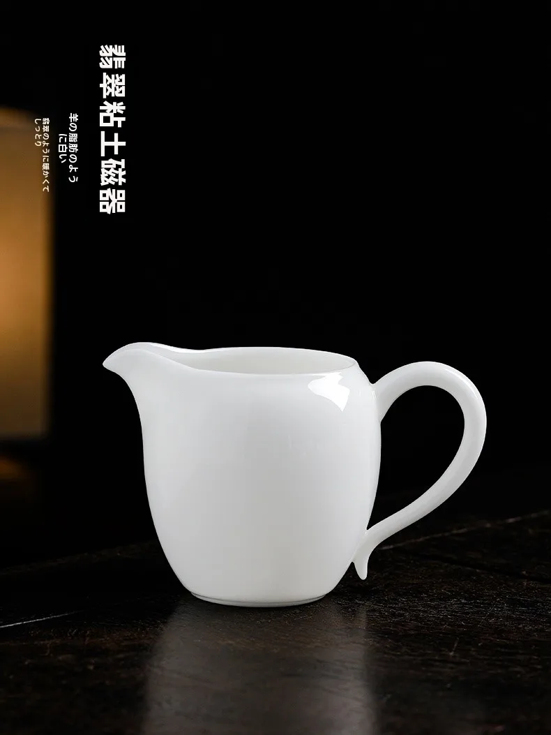 

Чайный набор Dehua Ice pe Yangliyu: белая фарфоровая чашка Гун Дао, аксессуары для чайной церемонии, набор для чайной церемонии Гунфу, чайный дивайнер (разделитель чая)