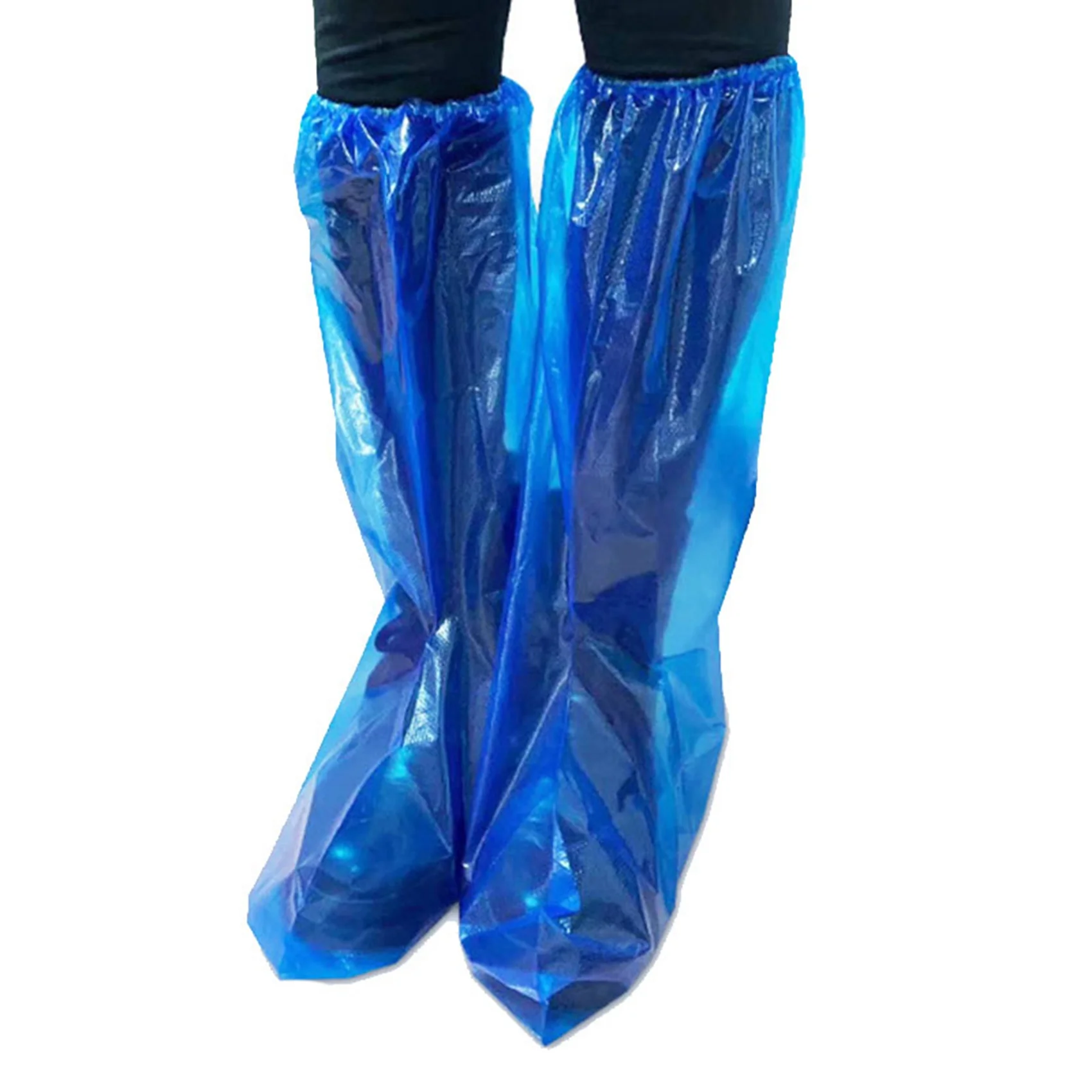 

FBIL-200Pcs Waterproof Disposable Long Shoe Covers Carpet Cleaning Overshoes Protective