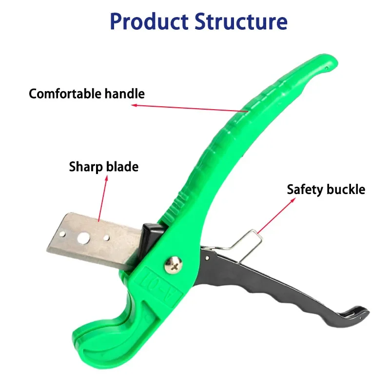 HLH Tracheal Scissors Pneumatic Tool PU PE Pipe Cutter Compressed Hose Scissors Cutting Knife A-01 Pipe Clippers Special Pneumat