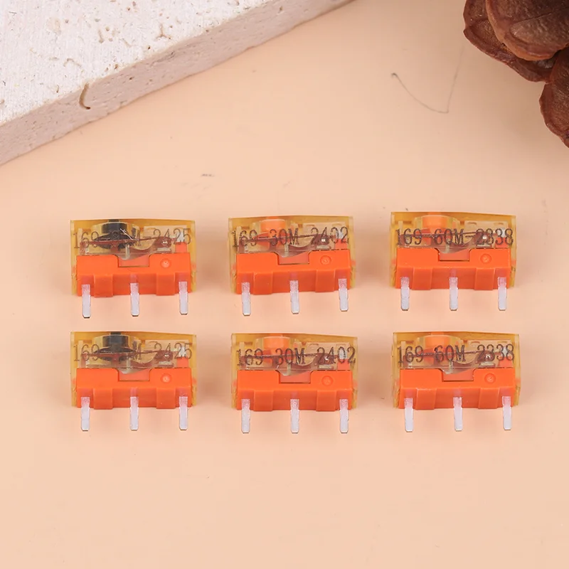 10Pcs New TTC Dustproof Gold Switch 30M/60M/80M/100 Million Times Click Life 3pin Gold Alloy Contact Mouse Button Switches