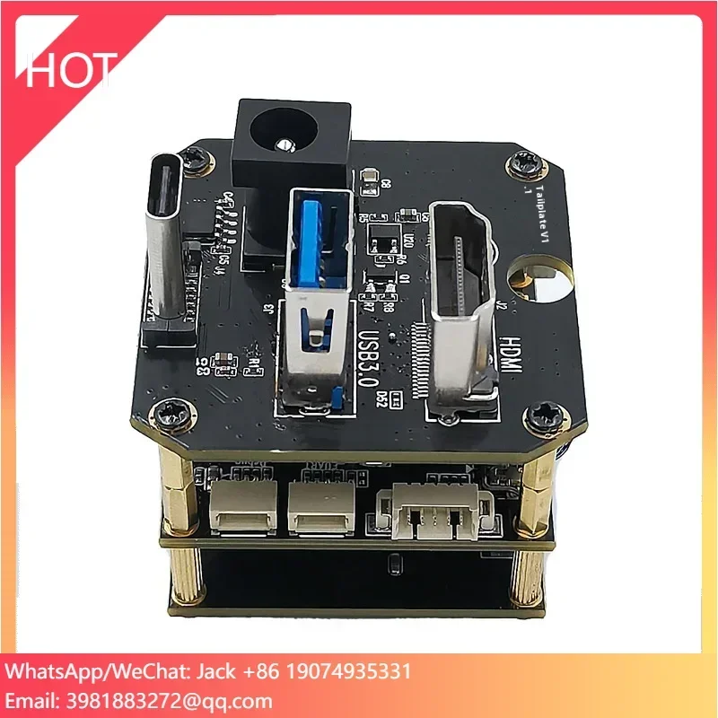 Módulo de cámara industrial USB3.0 HD, máquina de publicidad de videoconferencia dinámica amplia 4K con lentes CCTV