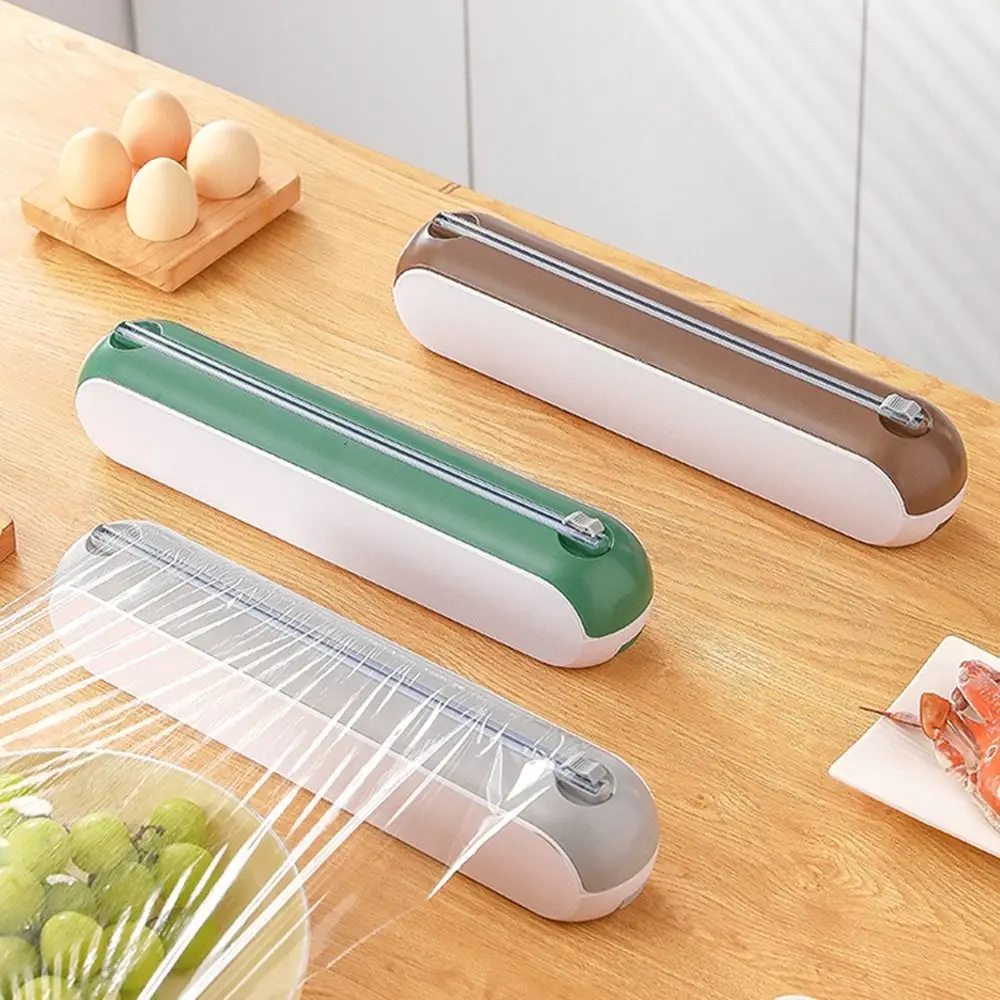 

Kitchen Tin Foil Plastic Wrap Cutter Household Cling Film Dispenser Magnetic Refrigerator Fresh-keeping Tool Kitchen Accessories