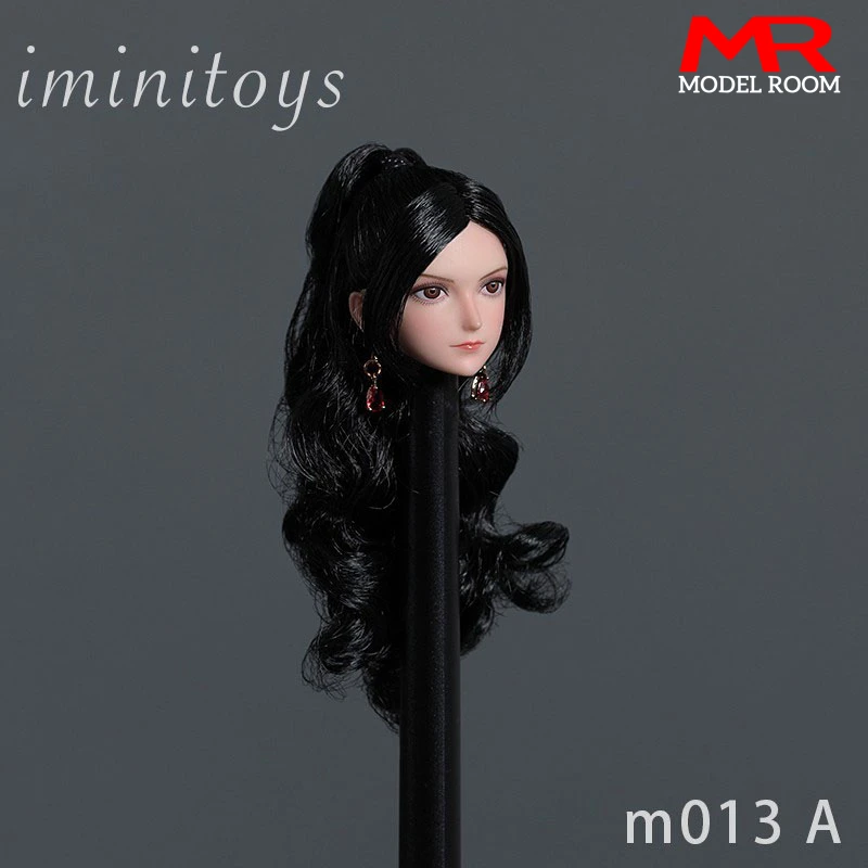 Iminitoys M013 1/6 مقياس أنيمي فتاة شاحب رئيس نحت نحت نموذج صالح 12 ''TBL JIAOU ANT YM الجندي عمل الشكل دمية الجسم