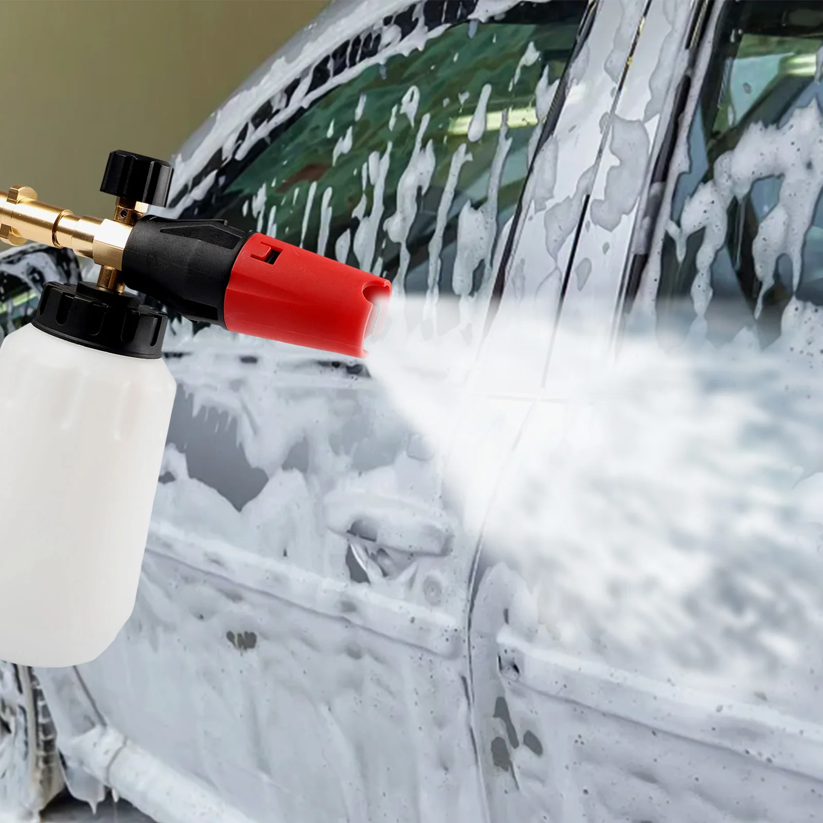 Filling Design Pressure Washer Car Cleaning As Shown In The Figure Adjustable Spray Nozzle Robust Construction