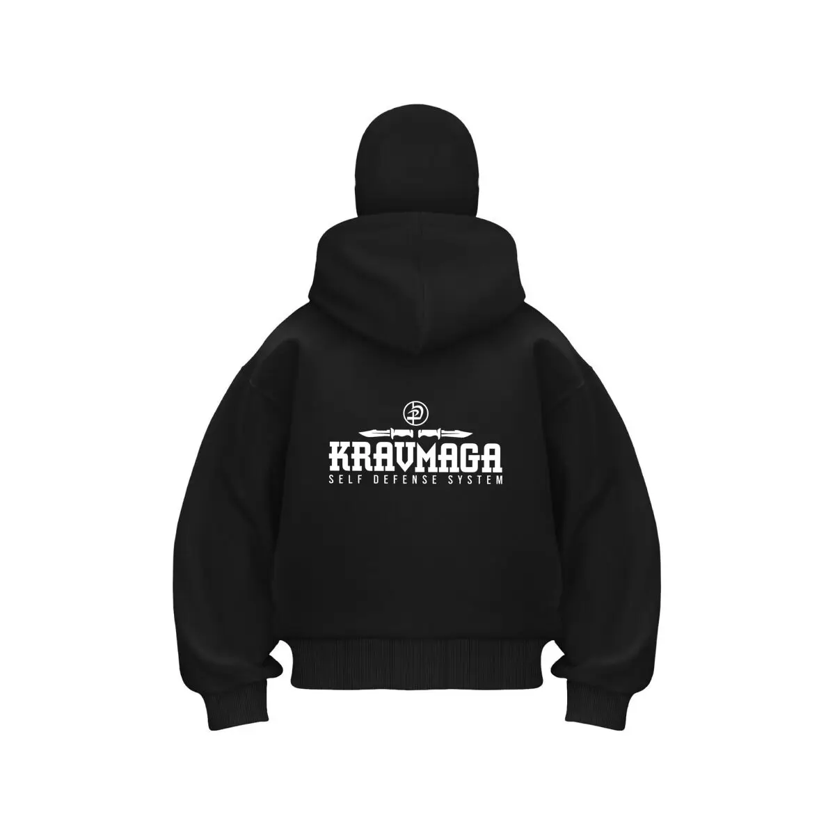 

Krav Maga Самооборона - Вдохновленный «Кrav Maga» Дизайн логотипа системы Двойной капюшон Балаклава Мужская толстовка на молнии Зимняя теплая