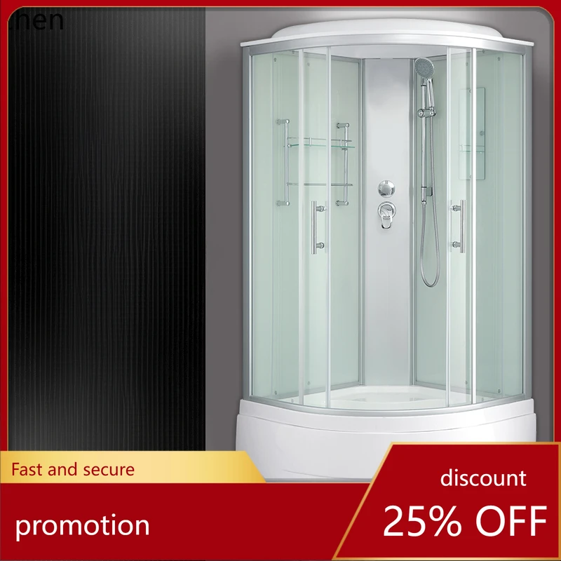 HT shower room bathroom glass partition toilet integrated separation household integrated bath room bath