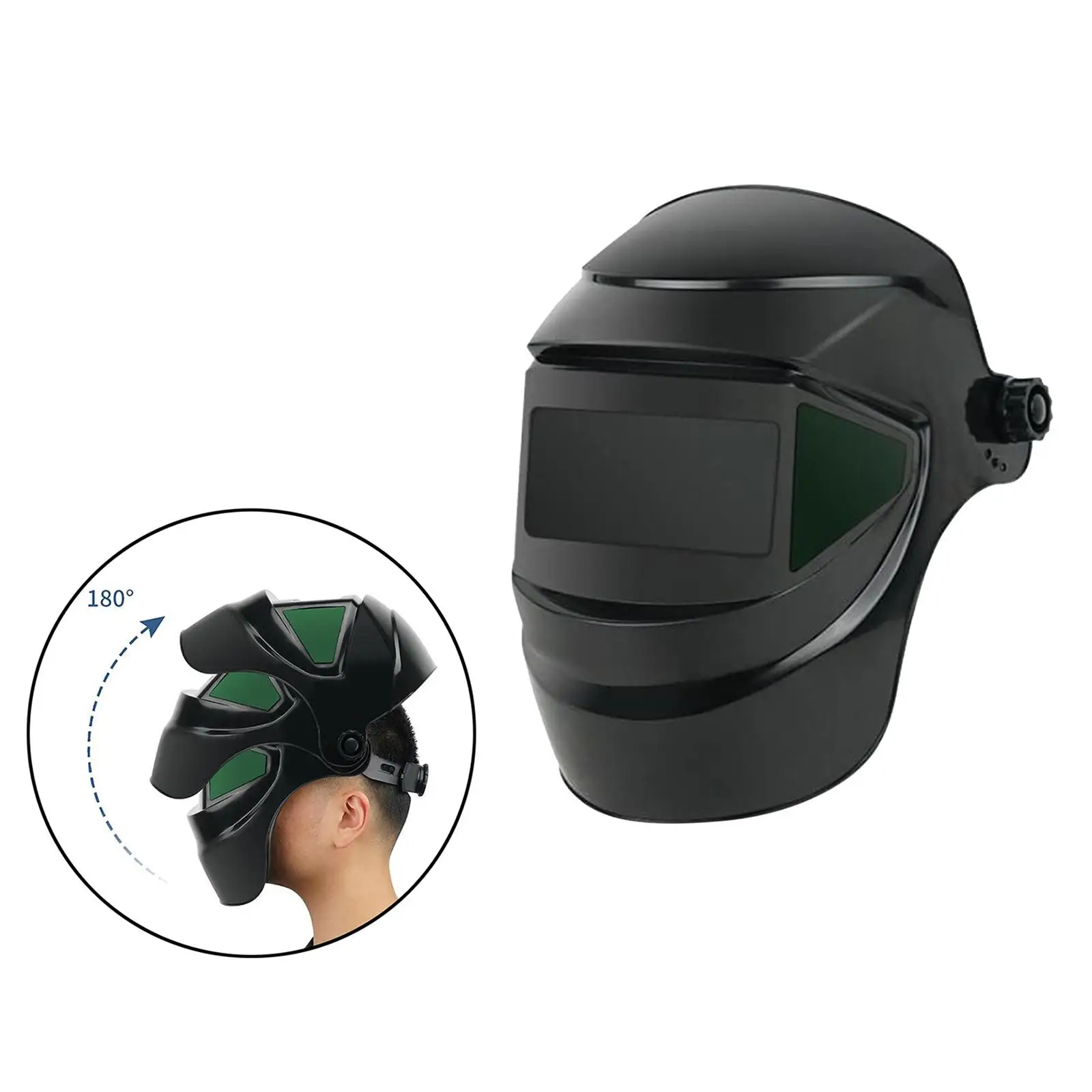 Welders Large View Welding  Mask Hood Welder  Eyes Goggles  Black