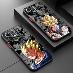Anime D-Dragon Ball Son Goku Frosted Translucent For Xiaomi Mi 13 12 12T 11T 11 11i 10T 10 9T Pro Lite Ultra 5G Soft Phone Case