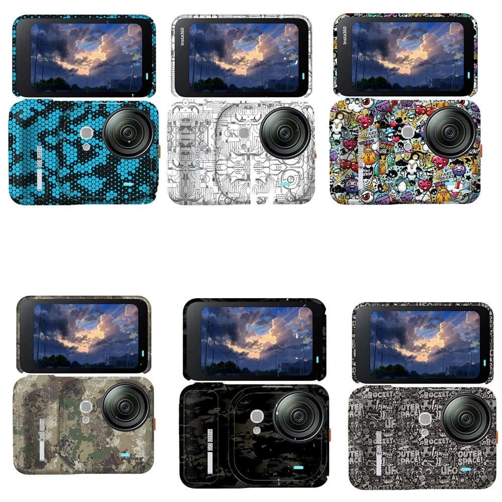 

Protective Stickers Film for Insta360 GO Ultra, PVC Skin Cover Decal Full Body DIY Sticker Anti-Scratch Protection Accessories