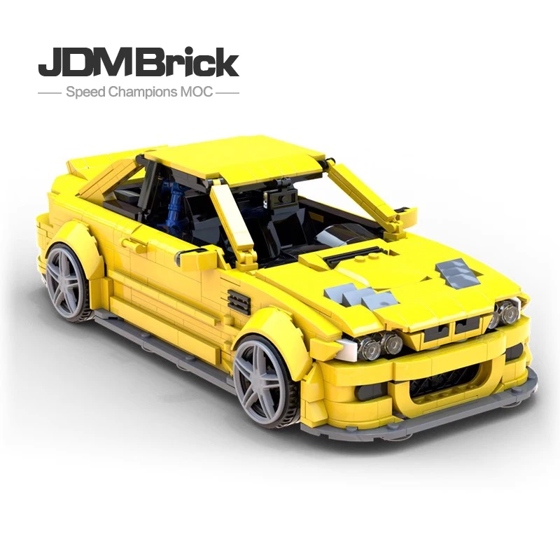 

MOC-45363 Children's Car Combination Building Block DIY Small Particle Brick Toy Cool Sports Car Model Speed Champion Car Gift