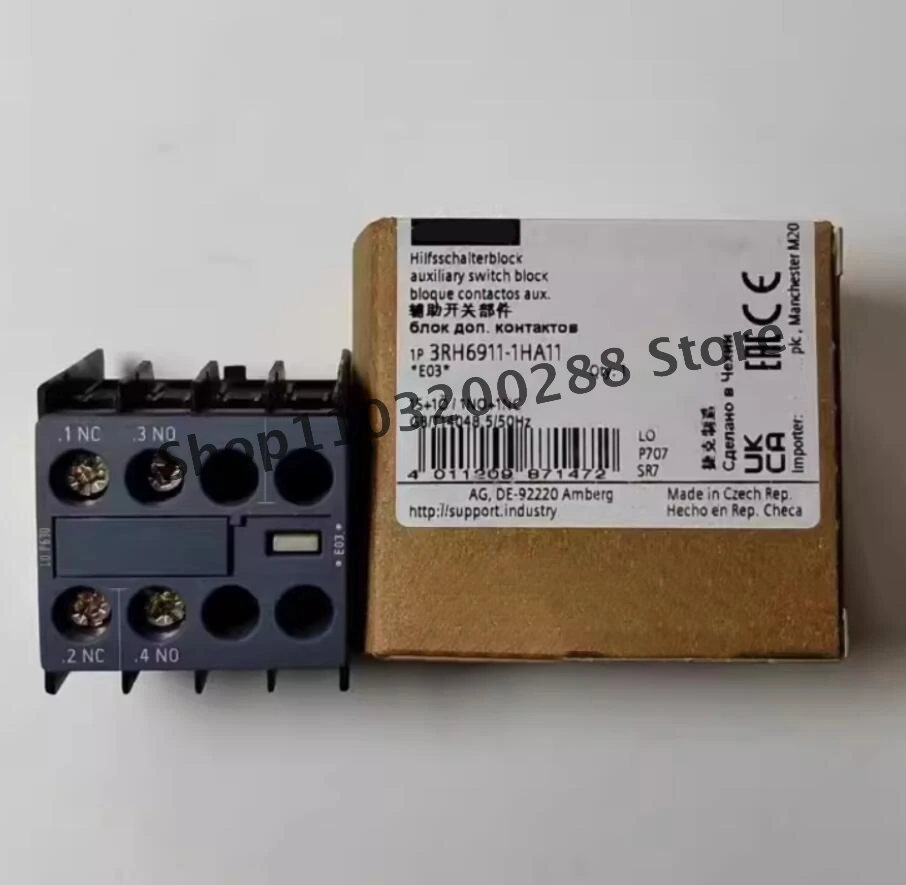 1PCS New In Box 3RH6911 1HA22 contactor auxiliary contact Brand 3RH69111HA22 3RH6911-1HA22