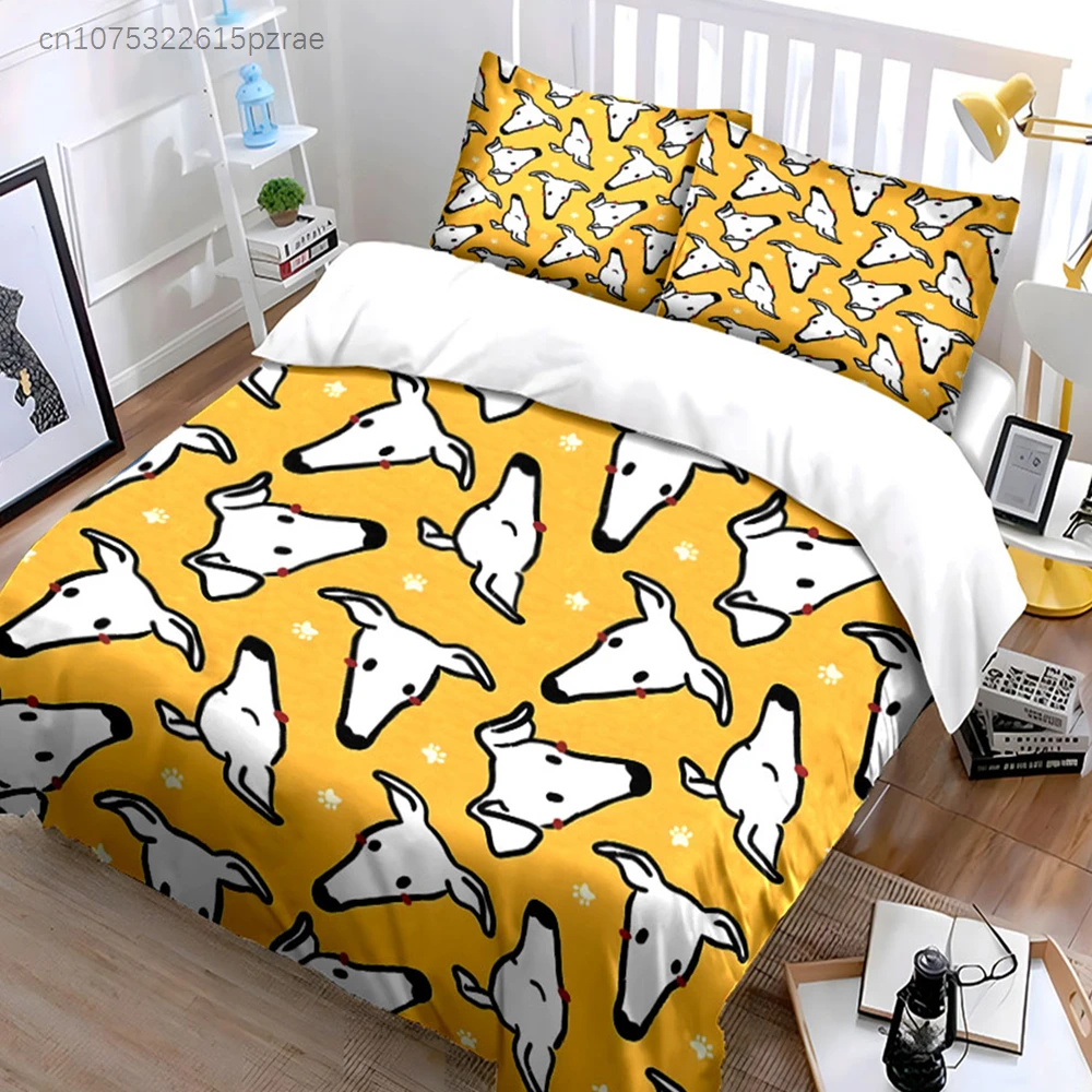 Dog Pattern Three-Piece Set Multiple Sizes kid's And adults' Bedroom Exquisite 3PC Bedding set, Gift
