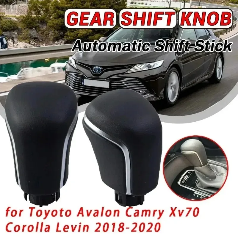 

Автомобильная ручка переключения передач, подходит для Corolla Levin Camry XV70 V70 Avalon 2018-2020, кожаный рычаг переключения передач, внутренняя замена AT
