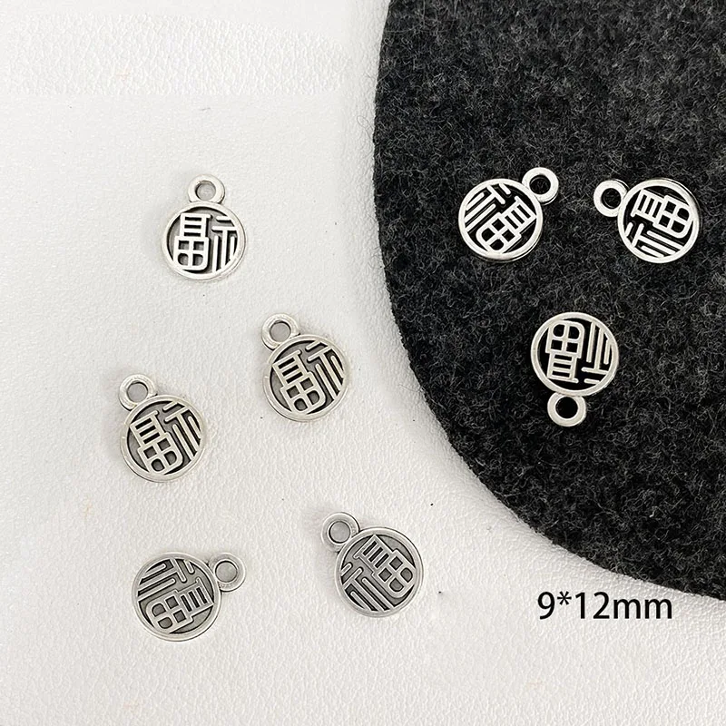 2 pezzi retrò leone decant farfalla loto fiore di pesco lega d'argento con perline fai da te braccialetto fatto a mano collana orecchini accesso gioielli