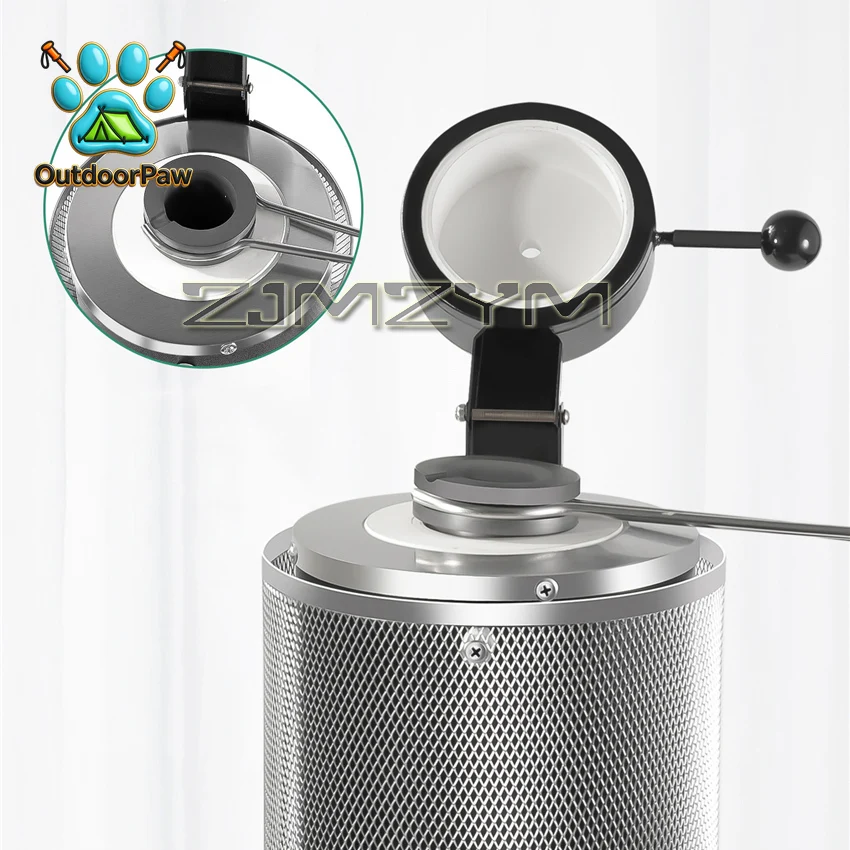 3KG Digital Metal Melting Furnace Portable Gold Melting Furnace Machine Metal Silver Jewelry Casting Tool 220V/110V 1500W 1150℃