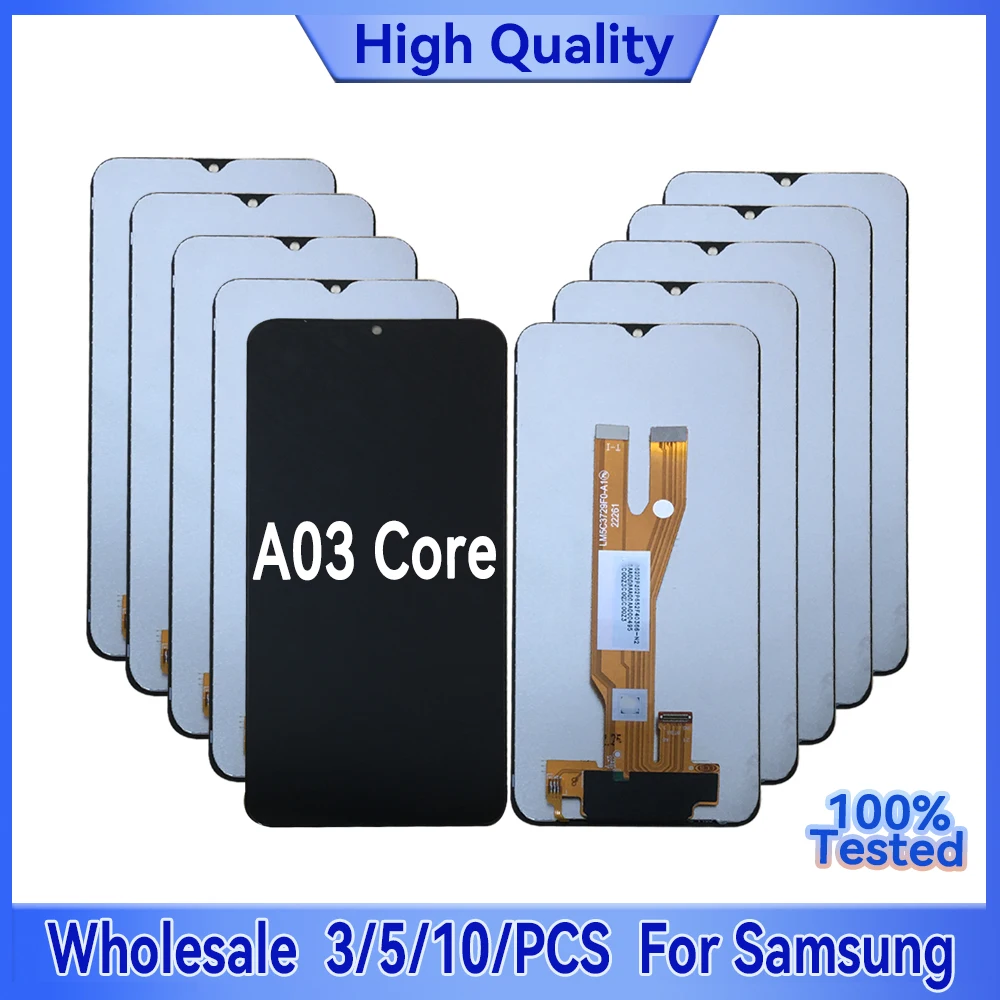 

Wholesale 3/5/10 Pieces/Lot For Samsung A03 Core LCD Screen Display with Touch Set A032M A032F SM-A032F/DS