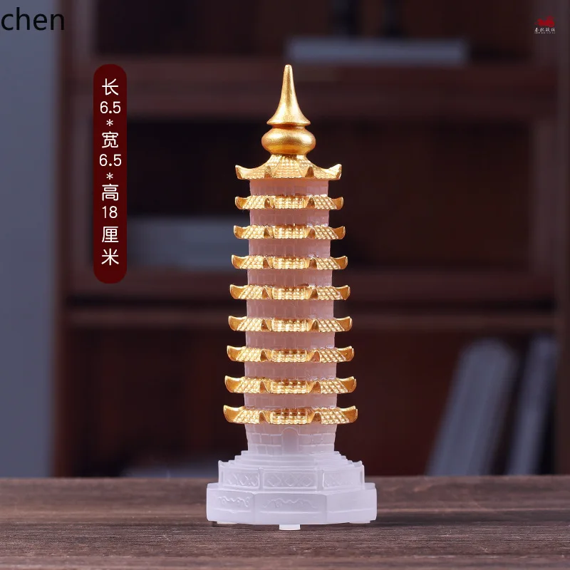 Zml glazed lotus seat ornament chinoiserie study desktop decoration ornament craft