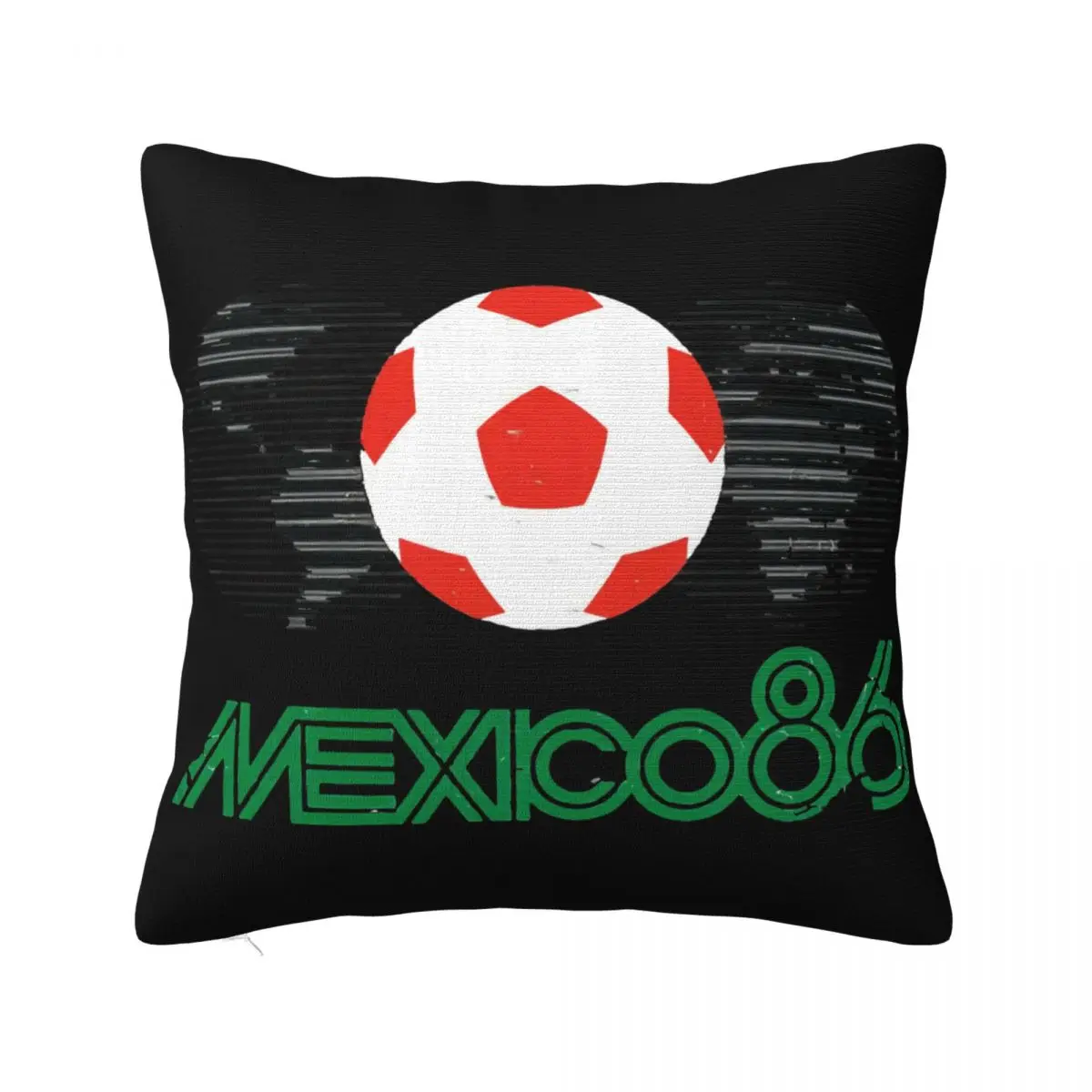 Mexico 86 Retro Hommes 1986 Coupe Du Monde De Football Haut Retro Logo Hip-Hop Autumn Unique Vintage Pillow Case