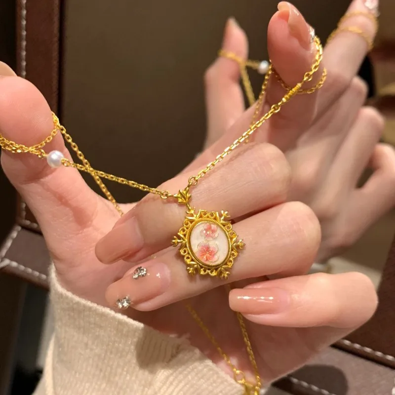 جديد النمط الصيني زهر البرقوق الذهبي سوار المرأة ضوء الموضة الفاخرة الرائعة نمط المحكمة النمط القديم النبيلة الراقية s #2