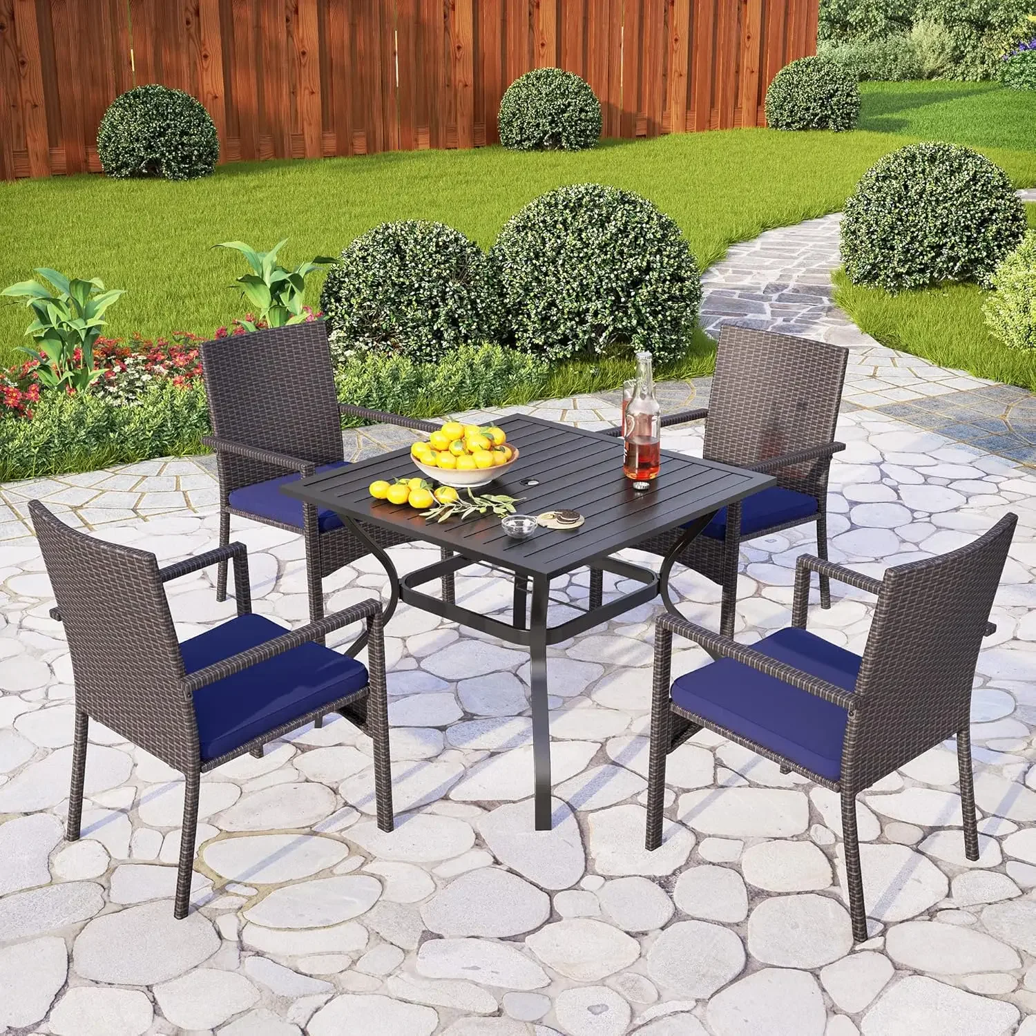 5 Piece Patio Dining Table Set for 4, 37