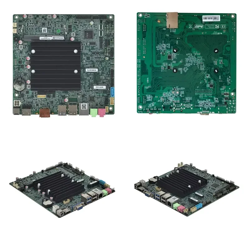 M612F NVME Industrial Control Motherboard Onboard J6412 CPU Single DDR4 Channel VGA/DP 2*COM/6*COM/10*COM Option
