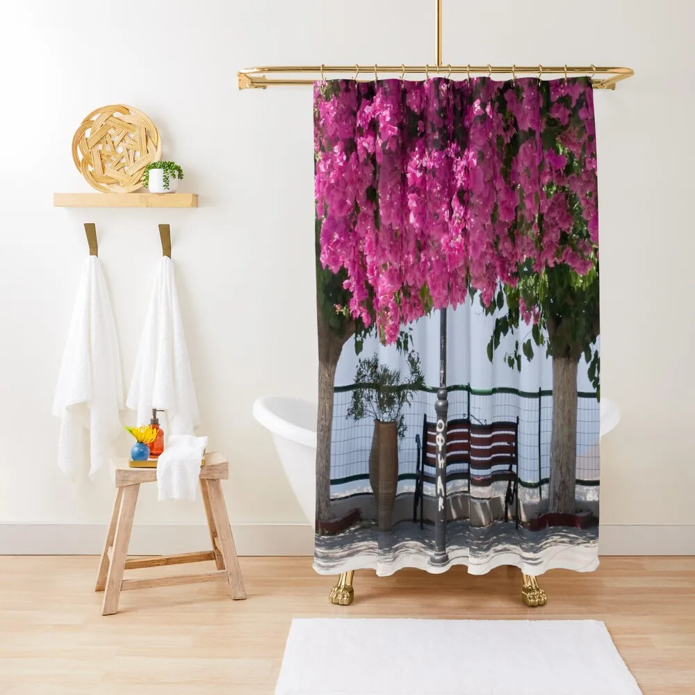 

pink flowers Shower Curtain Modern Bathroom Accessories For Bathroom Shower Waterproof Bathroom Shower Decor Curtain